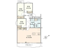 【神奈川県/川崎市幸区戸手】ハイム川崎2号棟 間取り図