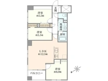 【神奈川県/川崎市幸区中幸町】コスモ川崎グランデュール 間取り図