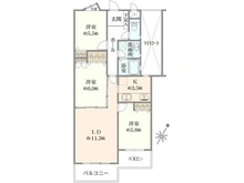 【神奈川県/横浜市鶴見区上の宮】バームハイツ菊名参番館 間取り図