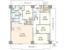 【神奈川県/横浜市鶴見区本町通】ライオンズマンション鶴見本町通り 間取り図