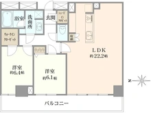 【神奈川県/川崎市幸区中幸町】クレッセント川崎タワー 間取り図