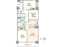 【神奈川県/横浜市鶴見区潮田町】ナイスパークコート鶴見潮田 間取り図
