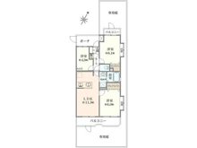 【神奈川県/横浜市鶴見区下野谷町】ナイスアーバン鶴見本町通り第二 間取り図