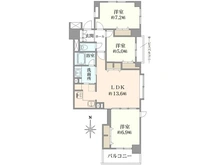 【神奈川県/川崎市幸区塚越】アルティフ・ガーデンズ川崎 間取り図