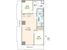 【神奈川県/横浜市鶴見区佃野町】ドミール鶴見 間取り図