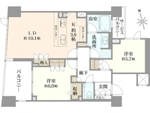 【東京都/世田谷区玉川】ブランズ二子玉川テラス 間取り図