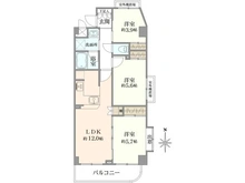 【神奈川県/横浜市鶴見区下末吉】ナイスアーバン三ツ池公園II 間取り図