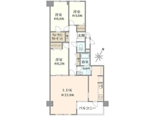 【神奈川県/川崎市川崎区京町】リジェンヌ京町 3号棟 間取り図