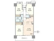 【神奈川県/横浜市鶴見区元宮】エクセルダイア鶴見 間取り図