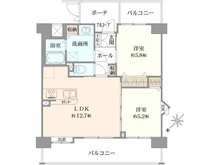 【神奈川県/横浜市鶴見区市場富士見町】ドエル横浜鶴見 間取り図