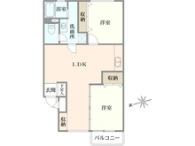 【東京都/世田谷区上用賀】馬事公苑南サンハイツ 間取り図