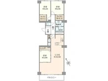 【東京都/世田谷区上野毛】上野毛ハイム 3号棟 間取り図