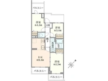 【神奈川県/横浜市鶴見区北寺尾】鶴見西パーク・ホームズ 間取り図