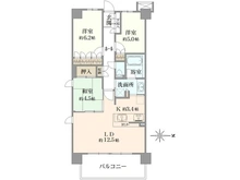 【神奈川県/横浜市鶴見区馬場】ミッドヒルズレジデンス 間取り図