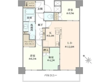 【神奈川県/川崎市川崎区港町】リヴァリエ B棟 間取り図