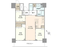 【神奈川県/川崎市川崎区港町】リヴァリエ C棟 間取り図