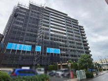 【神奈川県/川崎市川崎区本町】ダイアパレスグランステージ川崎多摩川リバーウィングス 外観：大規模修繕中
