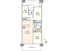 【神奈川県/川崎市川崎区小田栄】アイランドグレース 間取り図