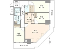 【神奈川県/川崎市幸区新塚越】サウザンドシティ 壱番館 間取り図