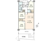 【神奈川県/横浜市鶴見区寺谷】アリュール鶴見寺谷 間取り図