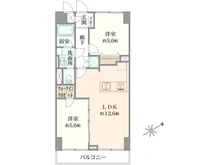 【神奈川県/横浜市鶴見区鶴見中央】鶴見リバーマンション 間取り図
