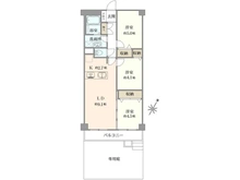 【神奈川県/川崎市幸区北加瀬】ドエル夢見ヶ崎 間取り図