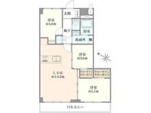 【神奈川県/川崎市川崎区日進町】トーア川崎マンション 間取り図