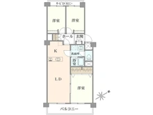【神奈川県/横浜市鶴見区鶴見中央】グリーンコーポ鶴見 間取り図