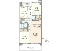 【神奈川県/横浜市鶴見区矢向】ジェイパーク横浜矢向フローラガーデン 間取り図