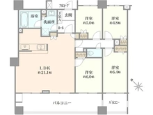 【神奈川県/川崎市川崎区日進町】クレッセント川崎センティア 間取り図