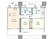 【神奈川県/川崎市幸区新川崎】イニシア新川崎 間取り図