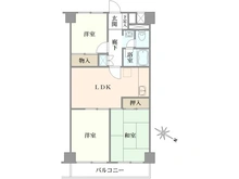 【神奈川県/川崎市川崎区日進町】トーア川崎マンション 間取り図