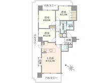 【神奈川県/川崎市幸区大宮町】イクス川崎ザ・タワー 間取り図