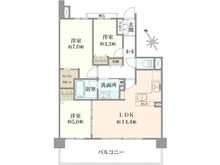 【神奈川県/川崎市川崎区台町】クリオ川崎大師公園 間取り図
