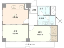 【神奈川県/横浜市鶴見区生麦】日栄ハイム生麦 間取り図