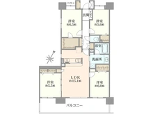 【神奈川県/横浜市鶴見区上末吉】クレストフォルム横浜リヴァシス 間取り図