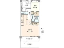 【神奈川県/横浜市鶴見区上の宮】菊名パーク・ホームズ 四番館 間取り図