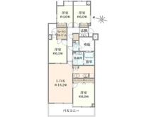 【神奈川県/川崎市川崎区浅田】ジェイパーク川崎 間取り図