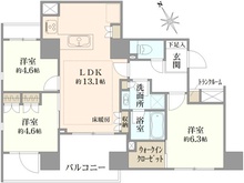 【神奈川県/横浜市鶴見区鶴見中央】ウィローズ横浜鶴見 間取り図