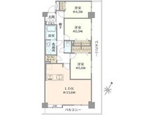 【神奈川県/川崎市川崎区京町】コスモ川崎京町 間取り図