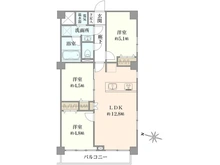 【神奈川県/川崎市川崎区浜町】ダイアパレス川崎 間取り図