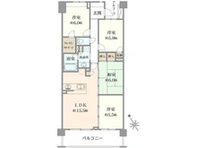 【神奈川県/横浜市鶴見区岸谷】リーデンススクエア横浜鶴見 間取り図