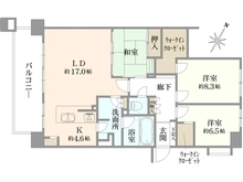 【神奈川県/川崎市幸区遠藤町】グランシティユーロレジデンス川崎 間取り図