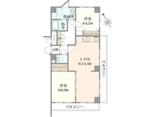 【神奈川県/横浜市鶴見区鶴見】パラシオン鶴見 間取り図