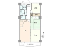 【神奈川県/横浜市鶴見区栄町通】アーバンヒルズ鶴見 間取り図