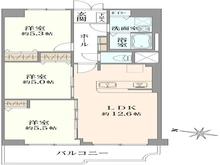 【大阪府/茨木市奈良町】パレス茨木B 間取り図
