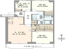 【大阪府/茨木市中穂積】茨木レックスマンション B棟 間取り図