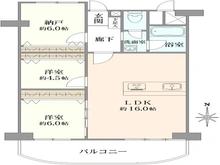 【大阪府/茨木市沢良宜西】南茨木駅前ハイタウン A棟 間取り図