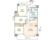 【大阪府/守口市八雲中町】メロディーハイム守口プログレージュ 間取り図