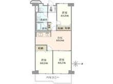 【大阪府/守口市八雲北町】守口ハイライフ B棟 間取り図